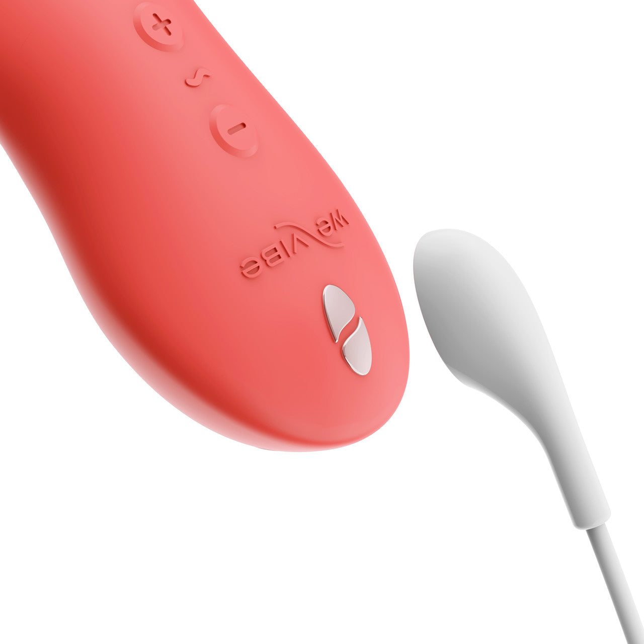 Touch X By We-Vibe Waterproof Rechargeable Silicone Lay-On Vibrator - Crave Coral