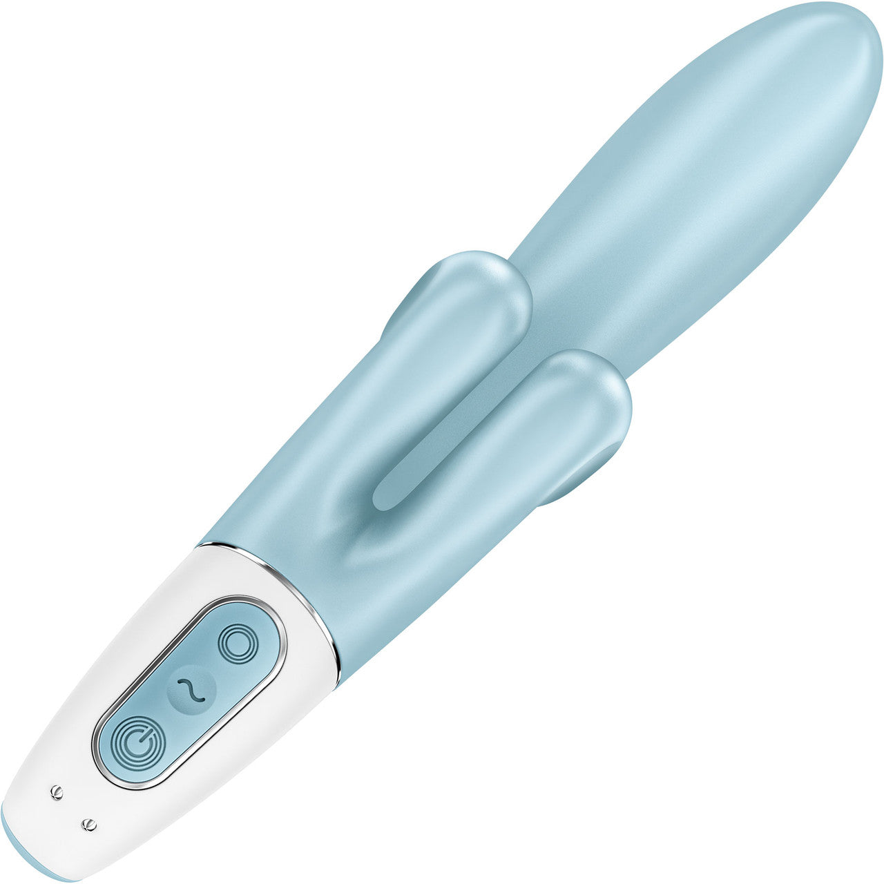 Satisfyer Touch Me Silicone Rechargeable Flexible Dual Stimulation Vibrator - Blue