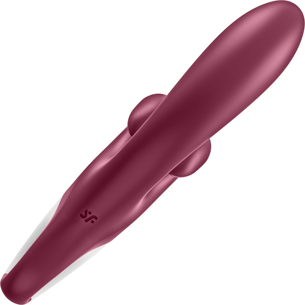 Satisfyer Touch Me Silicone Rechargeable Flexible Dual Stimulation Vibrator - Berry