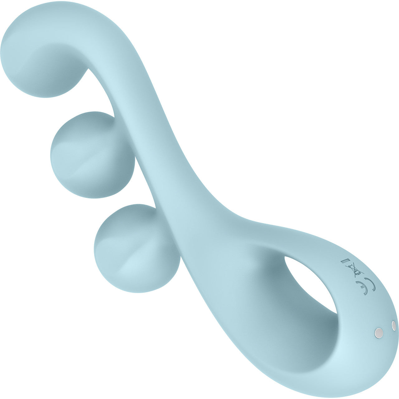 Satisfyer Tri Ball 2 Rechargeable Waterproof Silicone Bendable Triple Stimulation Vibrator - Blue