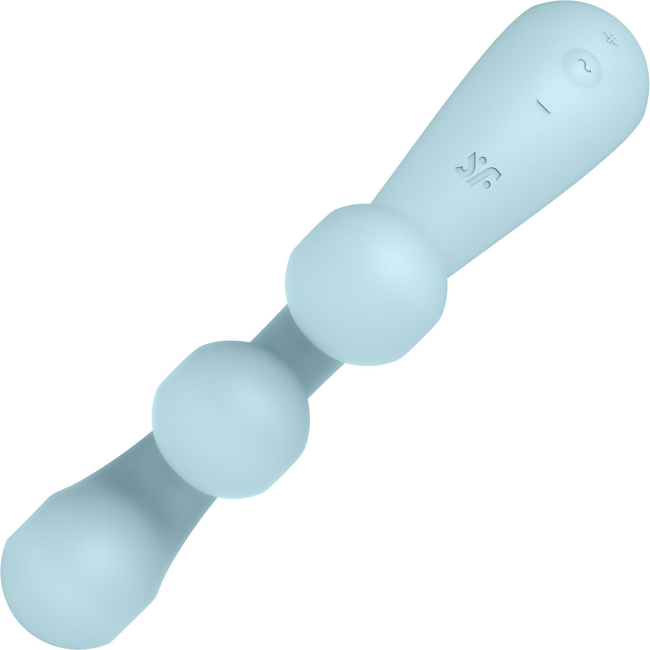 Satisfyer Tri Ball 2 Rechargeable Waterproof Silicone Bendable Triple Stimulation Vibrator - Blue