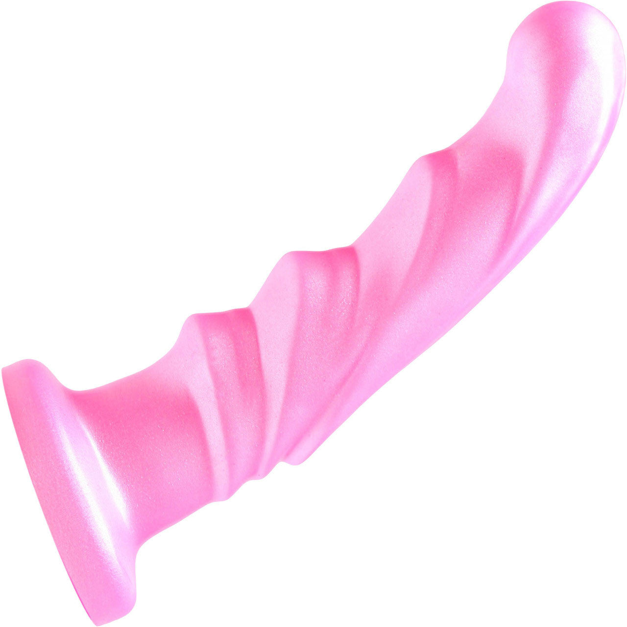 Tsunami Silicone G-Spot Dildo With Mini Vibe By Tantus - Bubble Gum