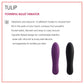 SVAKOM Tulip Rechargeable Waterproof Silicone Powerful Bullet Vibrator - Violet