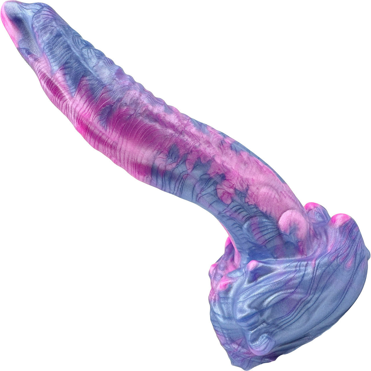 The Machina Biomechanical Alien 7" Silicone Fantasy Dildo By Uberrime - Pink Pony