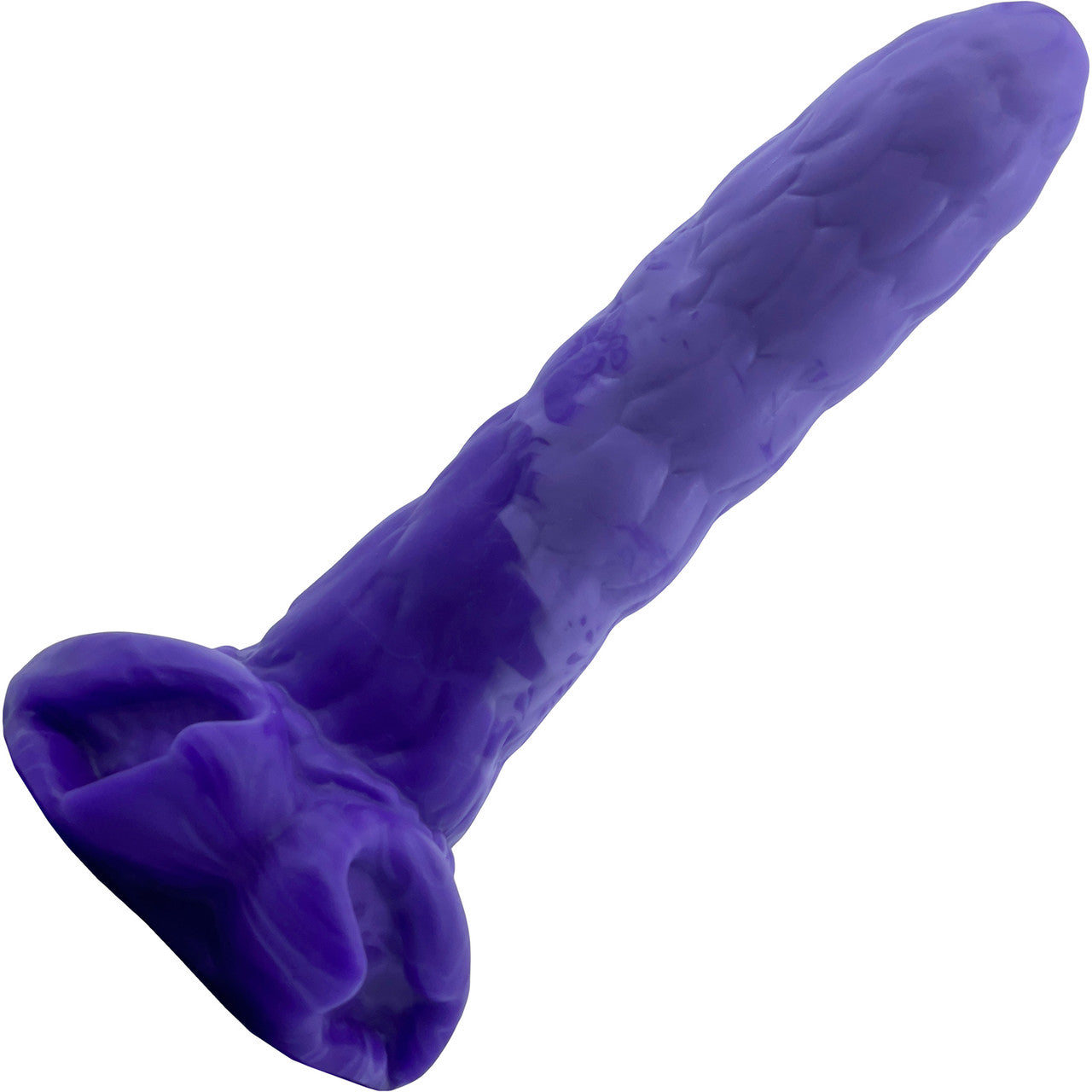 Unicorn Medium 7.3" Silicone Dildo By Silc Arts - Amethyst