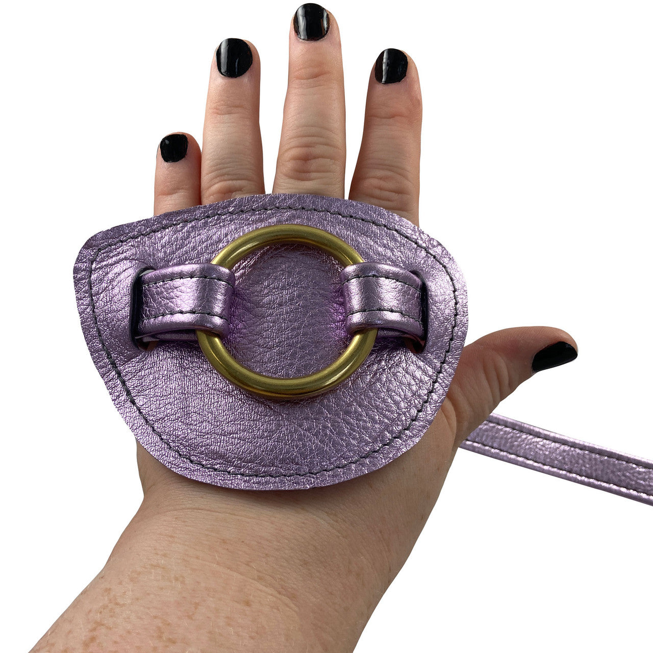 Hand Harness Leather Strap-On By Unicorn Collaborators - Lavender