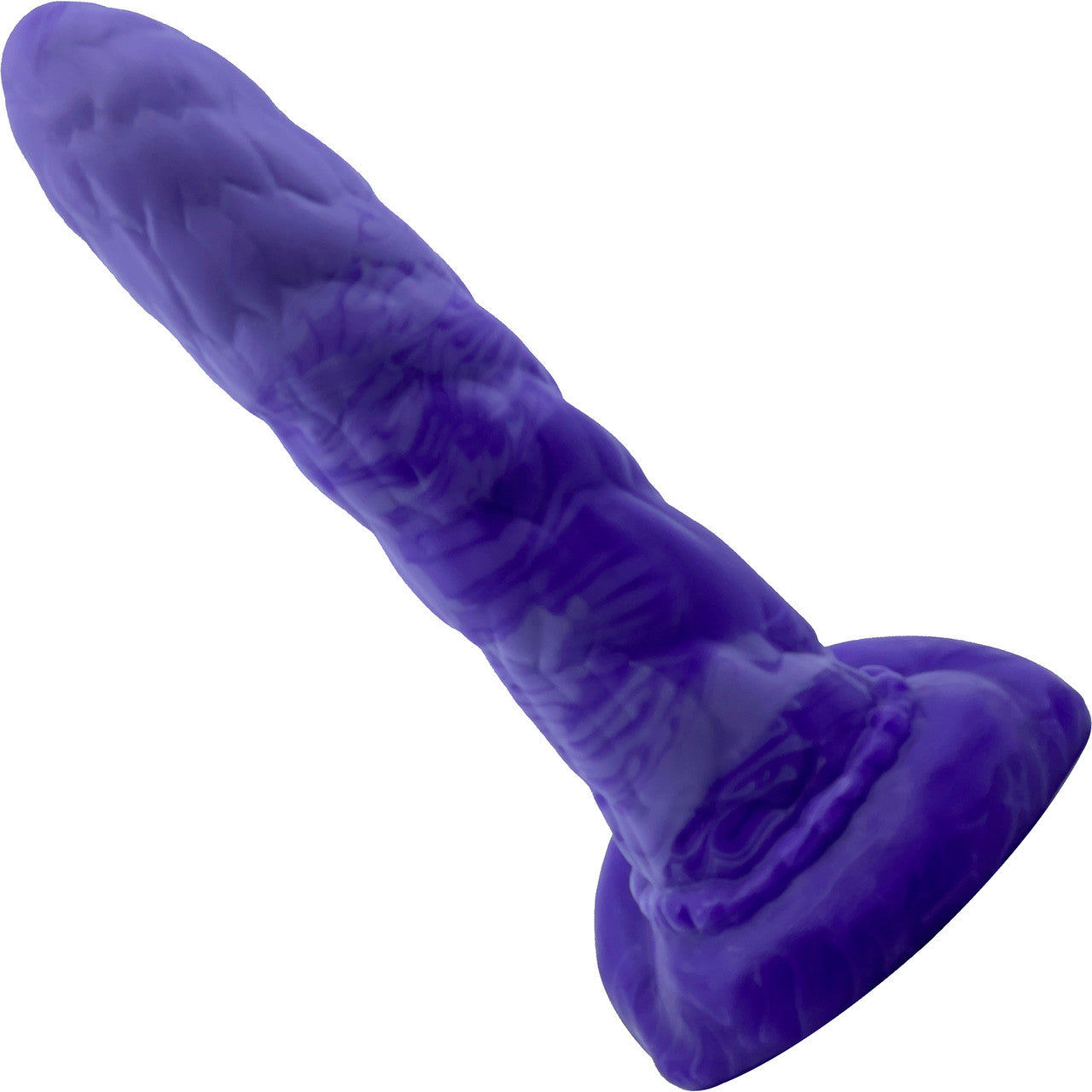 Unicorn Medium 7.3" Silicone Dildo By Silc Arts - Amethyst