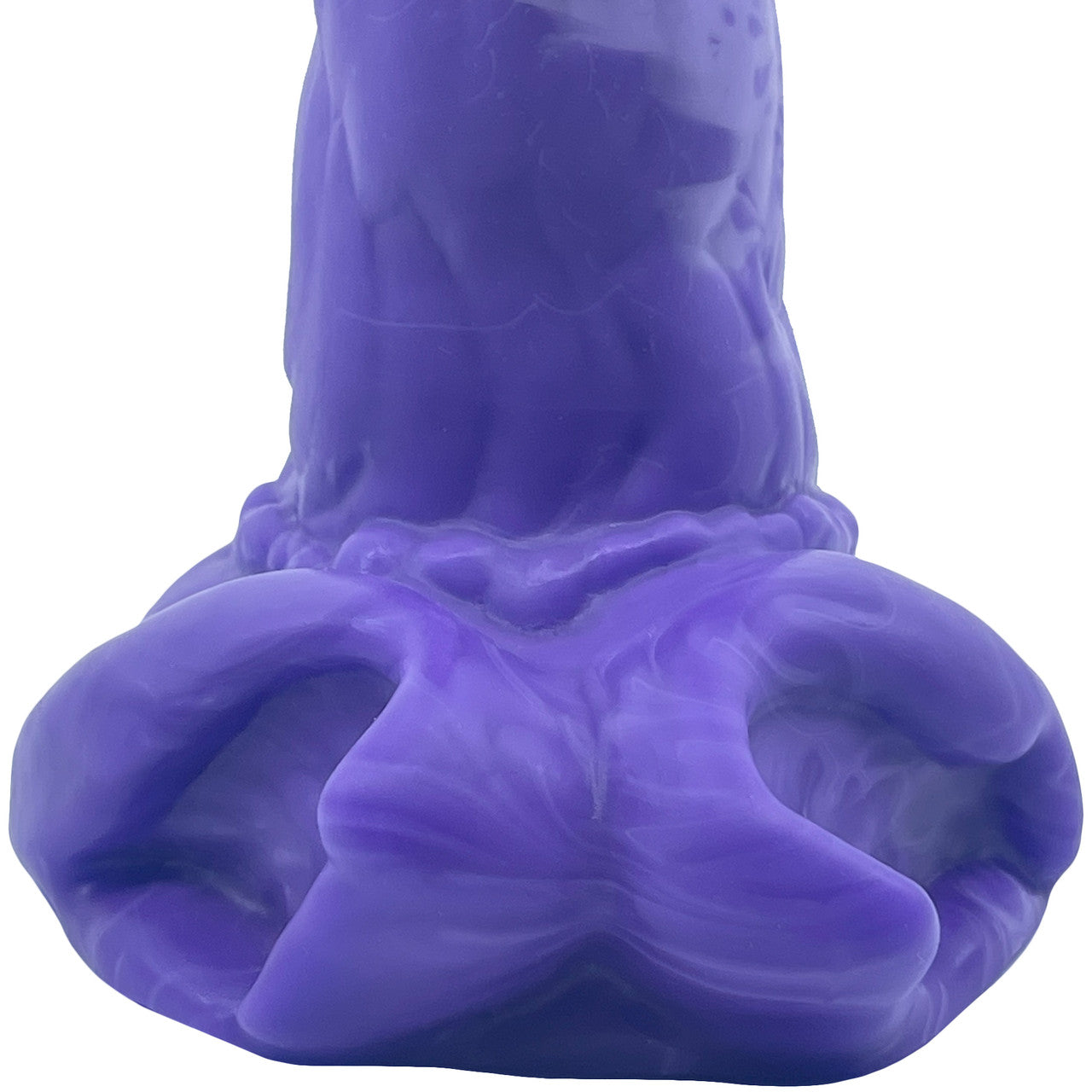 Unicorn Medium 7.3" Silicone Dildo By Silc Arts - Amethyst