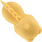 Unihorn Bean Blossom Flicking Silicone Clitoral Vibrator - Yellow