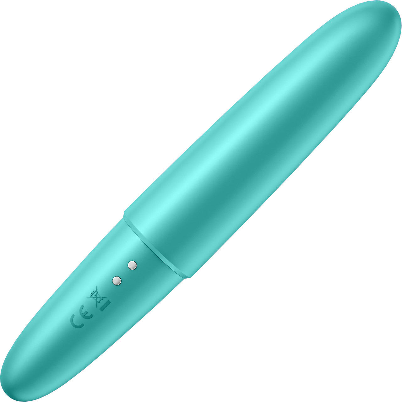 Satisfyer Ultra Power Bullet 6 Silicone Rechargeable Waterproof Bullet Vibrator - Turquoise