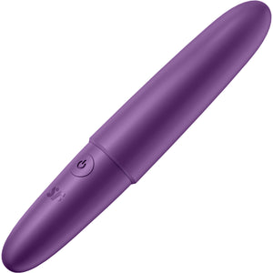 Satisfyer Ultra Power Bullet 6 Silicone Rechargeable Waterproof Bullet Vibrator - Violet