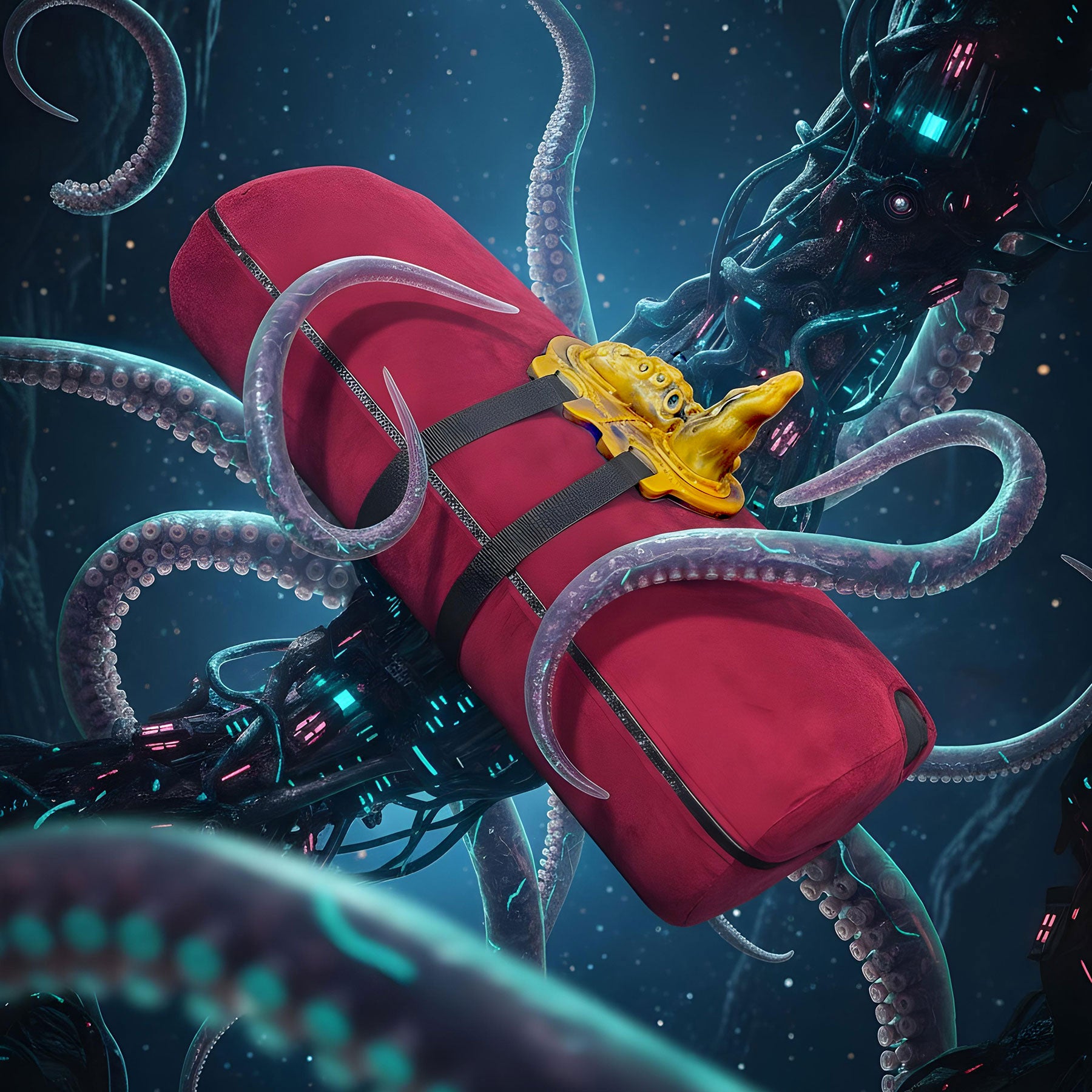 Uncover Creations The Tentacle Grinder IV Silicone Grinding Toy - Moondust