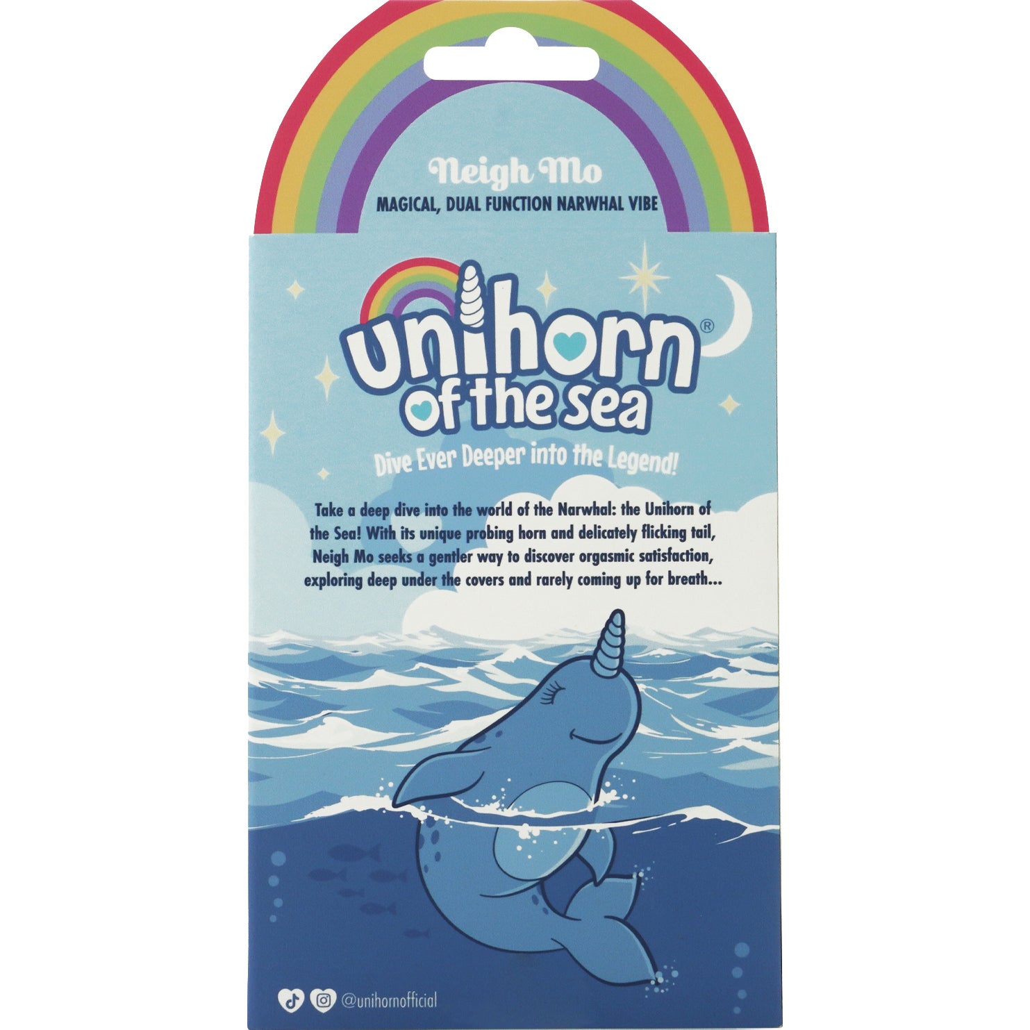 Unihorn Of The Sea Neigh Mo The Narwhal Silicone Clitoral Vibrator