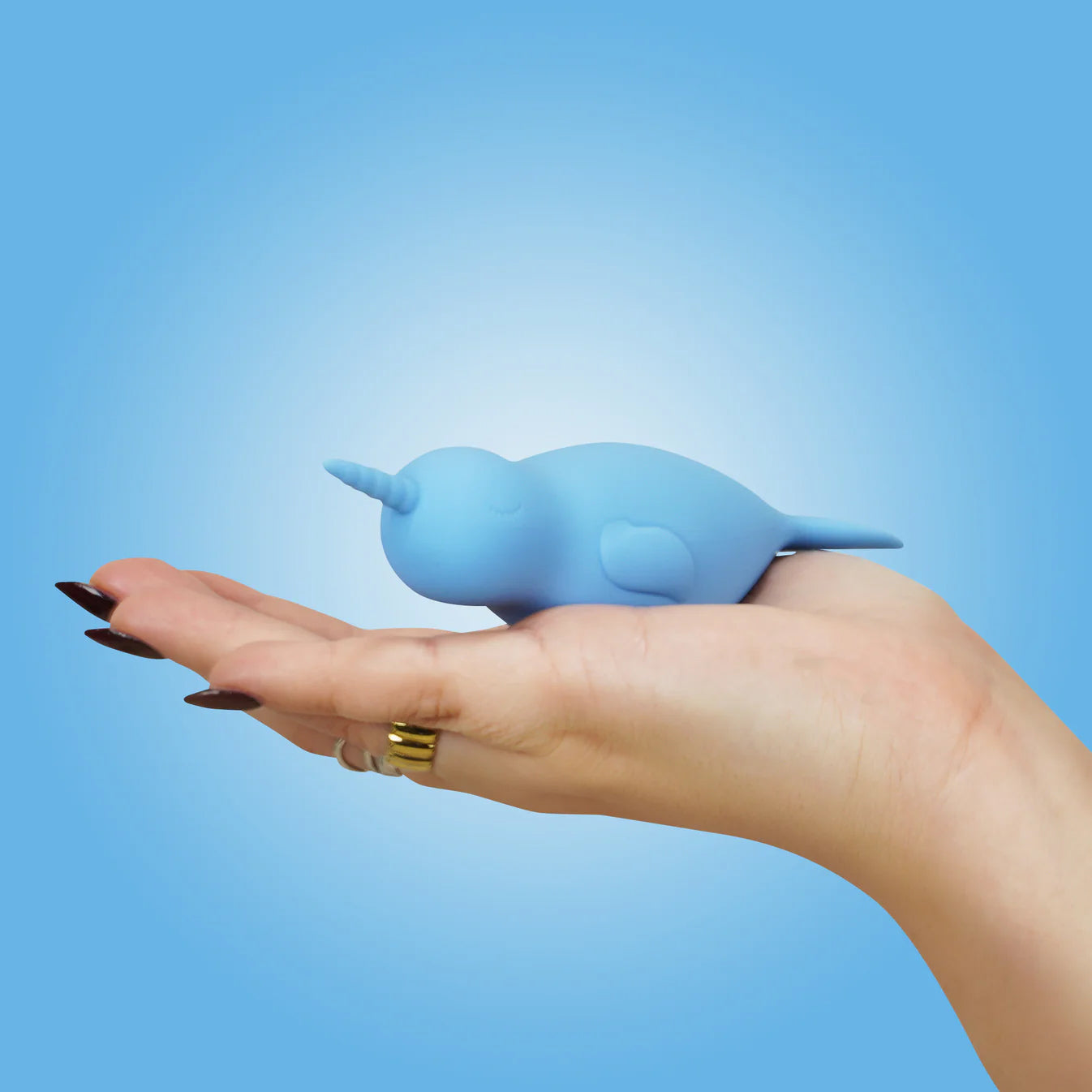 Unihorn Of The Sea Neigh Mo The Narwhal Silicone Clitoral Vibrator