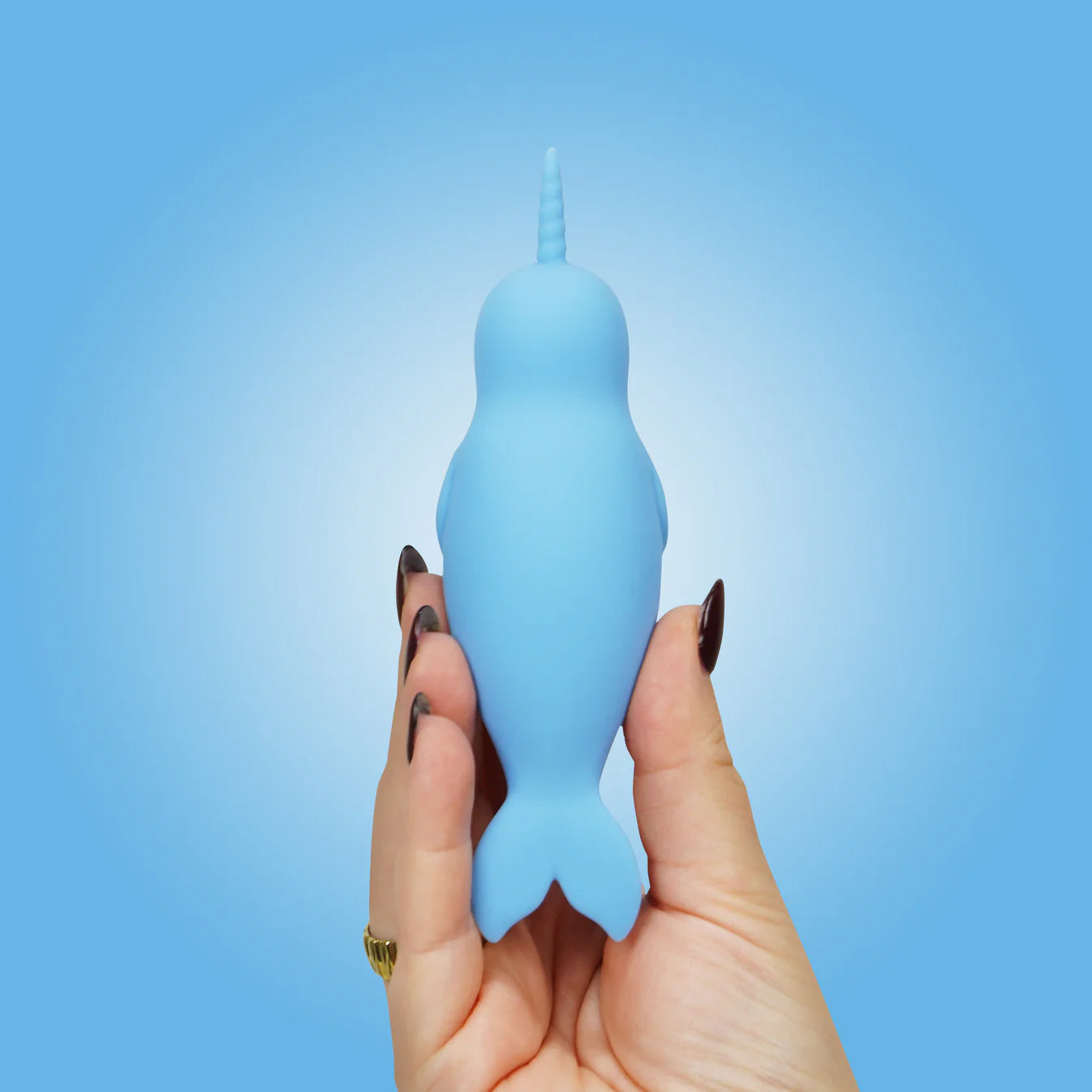 Unihorn Of The Sea Neigh Mo The Narwhal Silicone Clitoral Vibrator