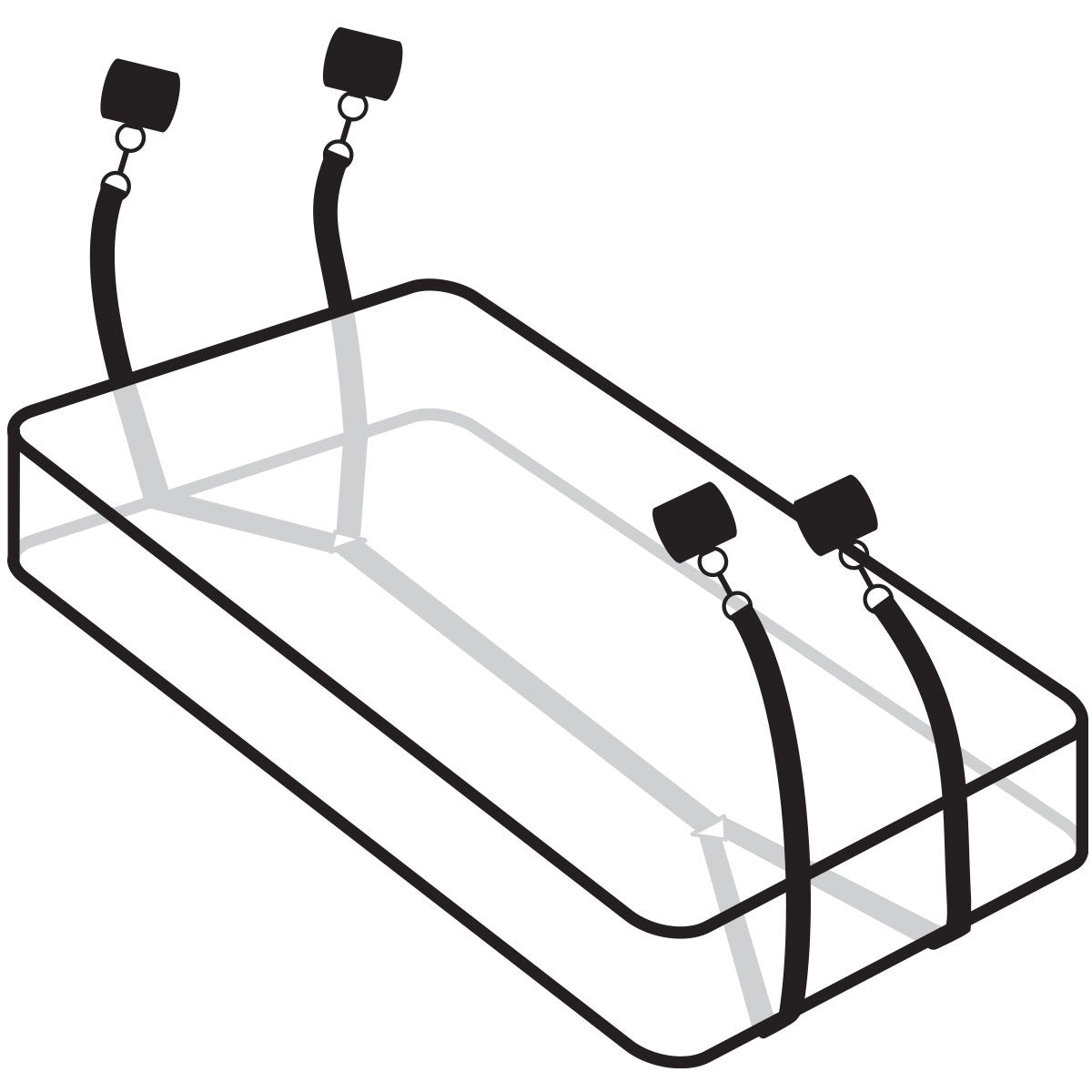 Fetish Fantasy Limited Edition Wraparound Mattress Restraints