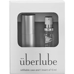 Uberlube Good To Go Metallic Silver - Portable Luxury Silicone Lubricant 15 ml