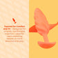 b-Vibe Swirl Textured Silicone Vibrating Butt Plug - Orange