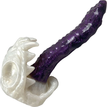 Deep Fantasies Venomaw Platinum Silicone Fantasy Dildo