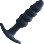 Twist Silicone Rechargeable Waterproof Anal Plug By VeDO - Black Pearl