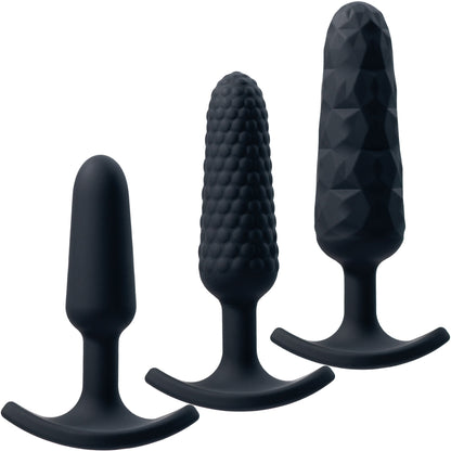 VeDO Trio Silicone Anal Plug Set