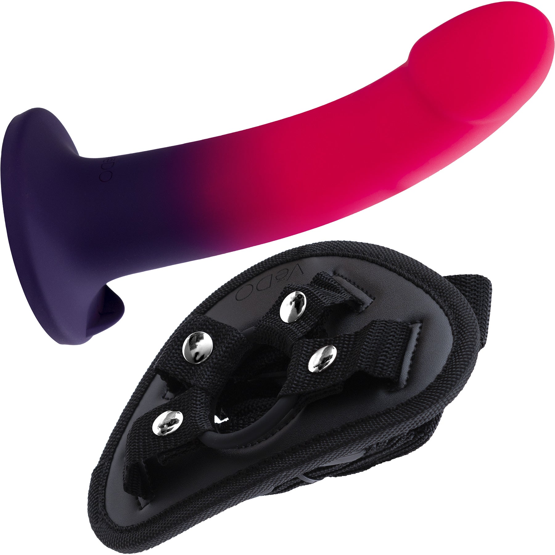 Duo Silicone Dildo Harness Kit By VeDO - Pink