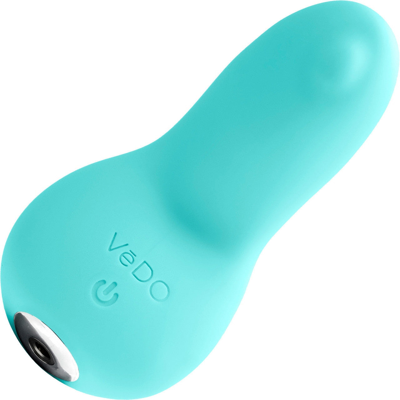 IZZY Lay-On Rechargeable Silicone Clitoral Vibrator by VeDO - Turquoise