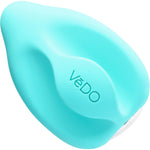 YUMI Rechargeable Silicone Clitoral Finger Vibrator by VeDO - Turquoise