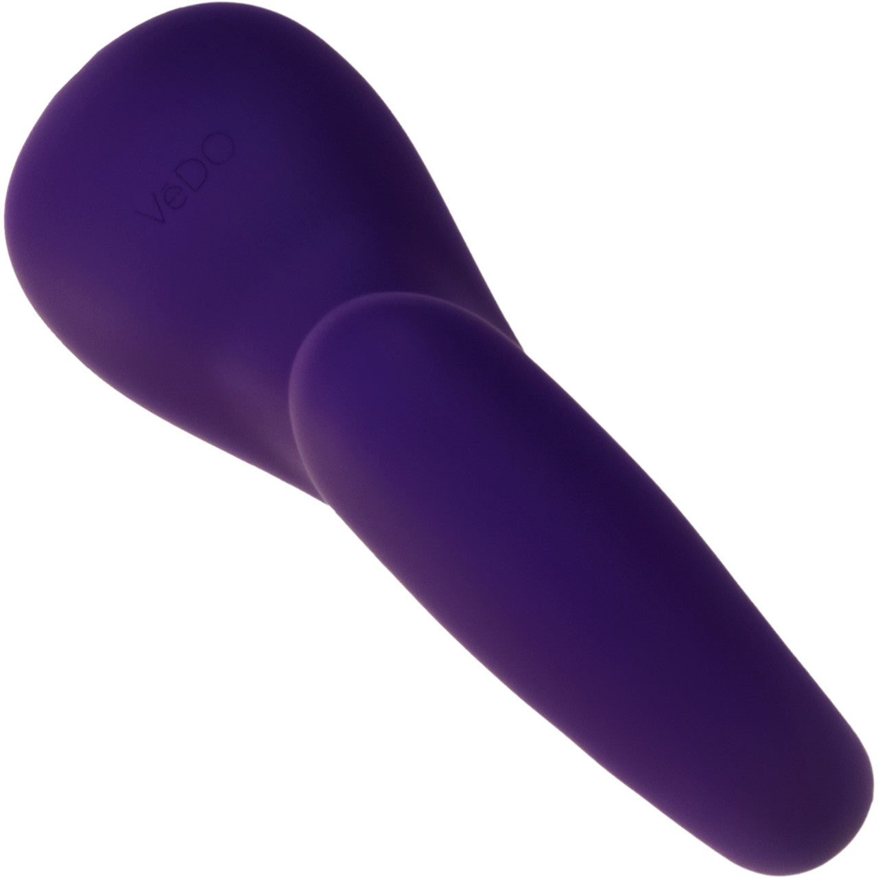 SUKI Plus Rechargeable Silicone Dual Stimulation Vibrator With Clitoral Pulsator By VeDO - Deep Purple