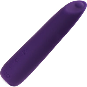 Boom Rechargeable Waterproof Silicone Warming Mini Vibrator By VeDO - Deep Purple