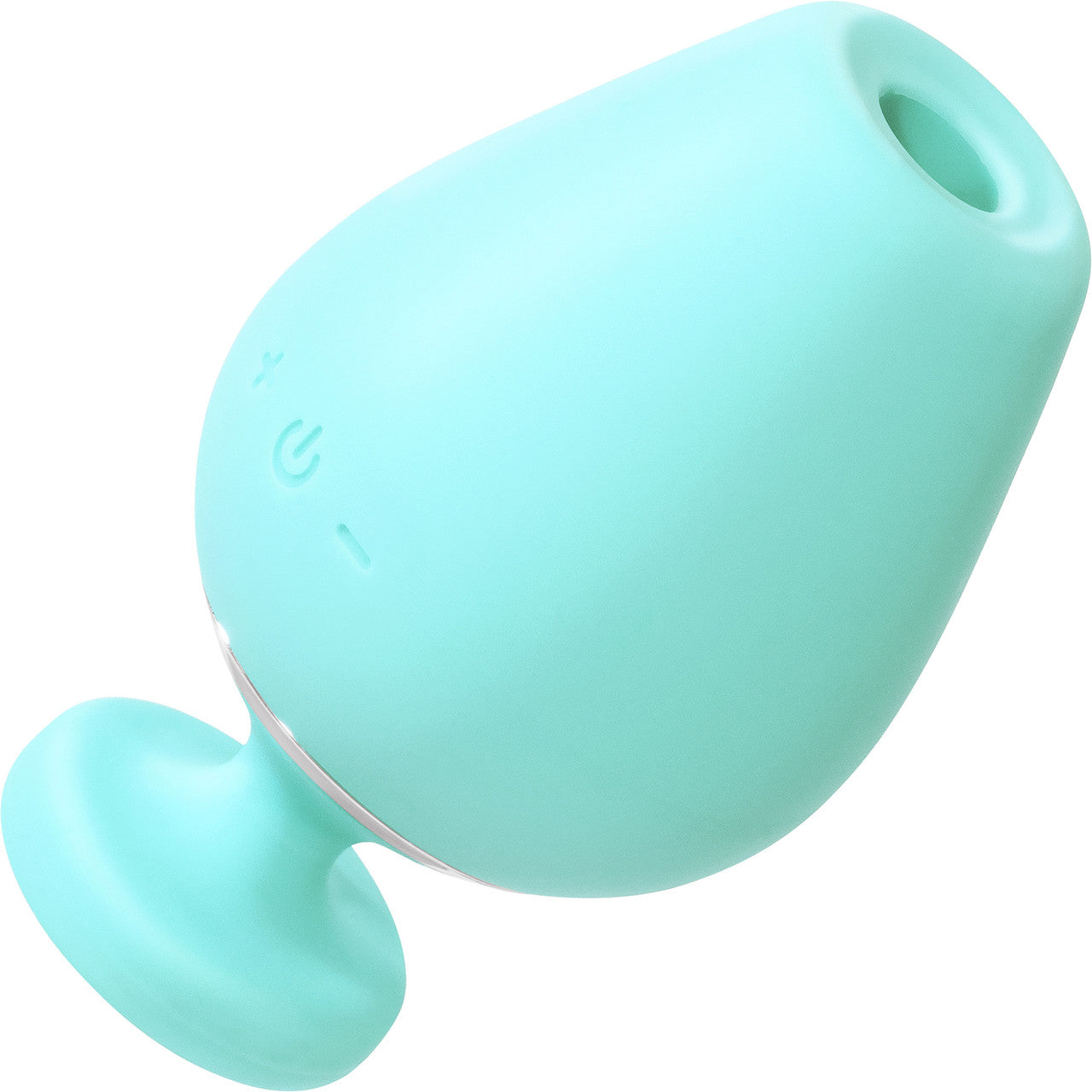 VINO Rechargeable Silicone Vibrating Sonic Clitoral Pulsator By VeDO - Tease Me Turquoise