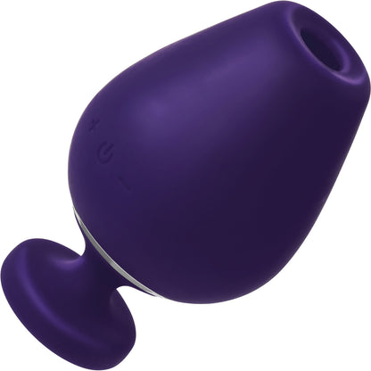 VINO Rechargeable Silicone Vibrating Sonic Clitoral Pulsator By VeDO - Deep Purple