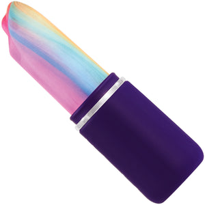 Retro Lipstick Rechargeable Waterproof Silicone Bullet Vibrator By VeDO - Deep Purple