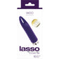 LASSO Rechargeable Waterproof Silicone Clitoral Vibrator By VeDO - Deep Purple