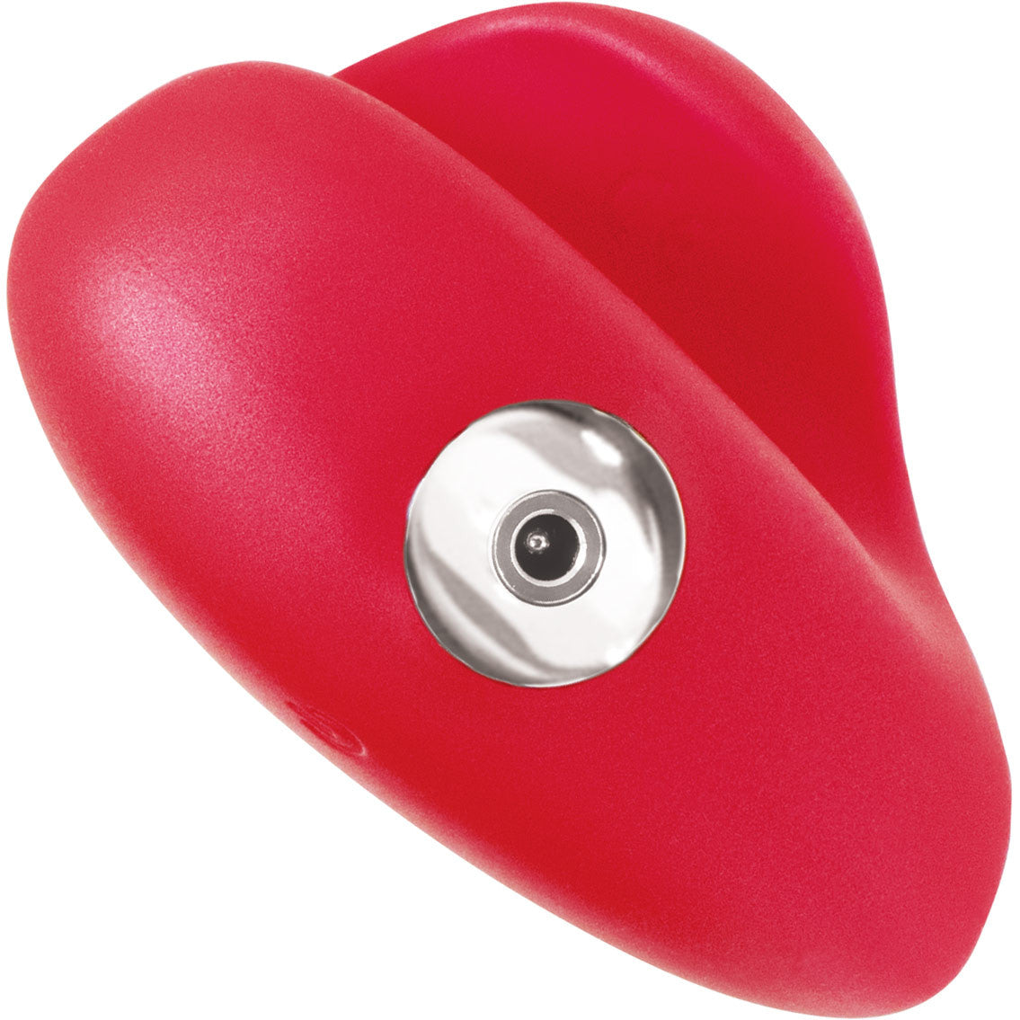 Amore Pleasure Vibe Silicone Heart Shaped Rechargeable Clitoral Stimulator By VeDO - Red