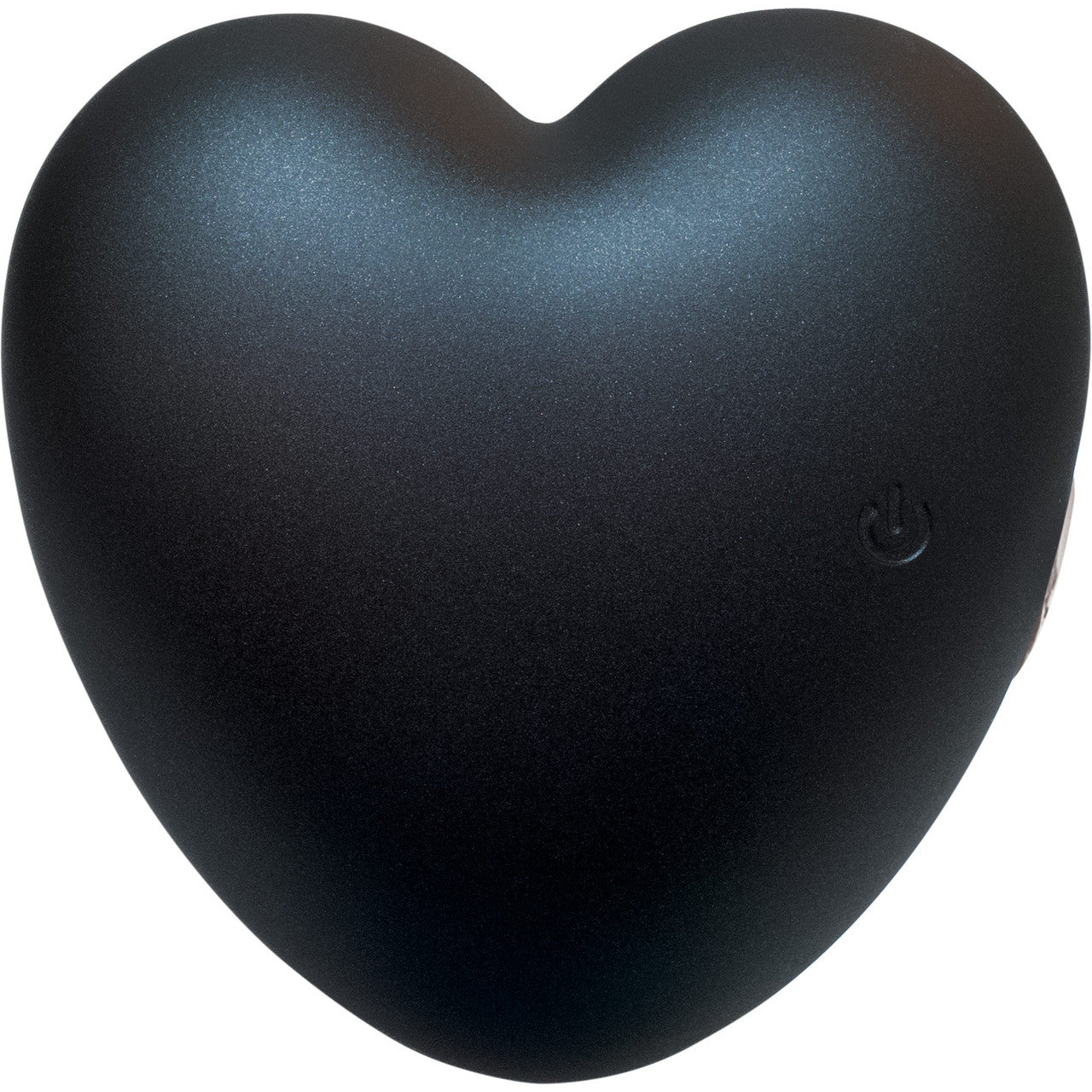 Amore Pleasure Vibe Silicone Heart Shaped Rechargeable Clitoral Stimulator By VeDO - Black