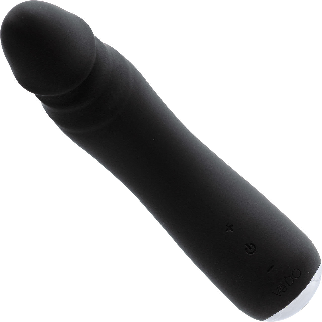 Rialto Rechargeable Waterproof Silicone Realistic Vibrator By VeDO - Black Pearl