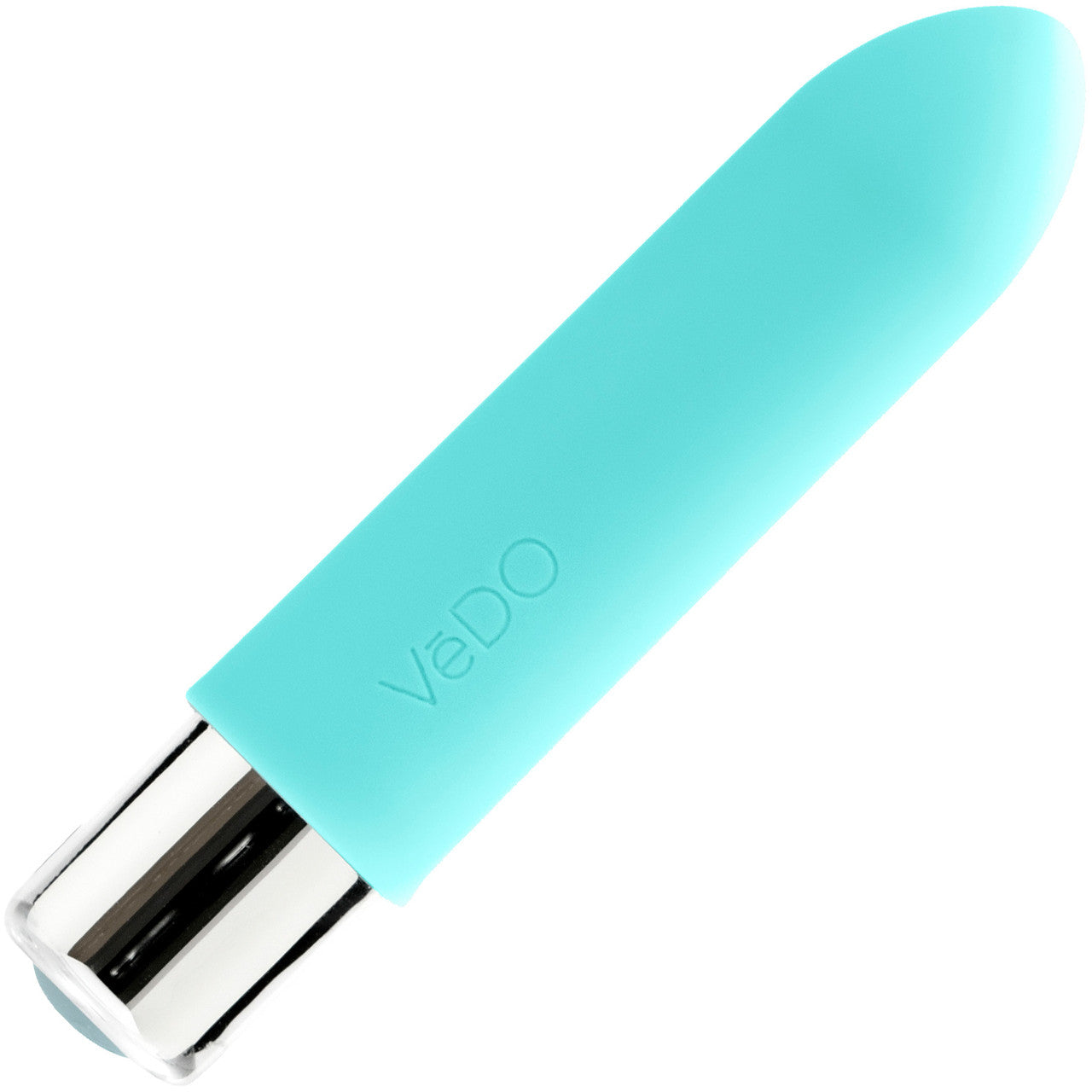 BAM MINI Rechargeable Bullet Silicone Vibrator by VeDO - Turquoise