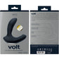 VOLT Rechargeable Silicone Vibrating Dual Motor Prostate & Perineum Massager By VeDO - Black