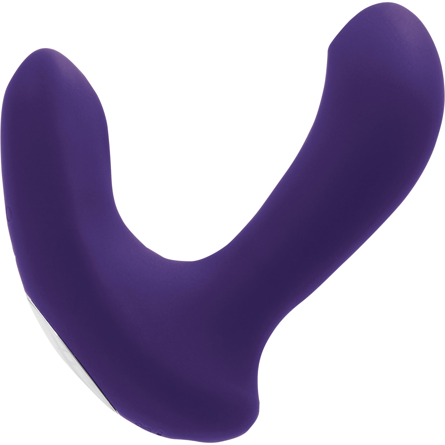 INME Rechargeable Silicone Dual Vibrator With Remote By VeDO - Deep Purple