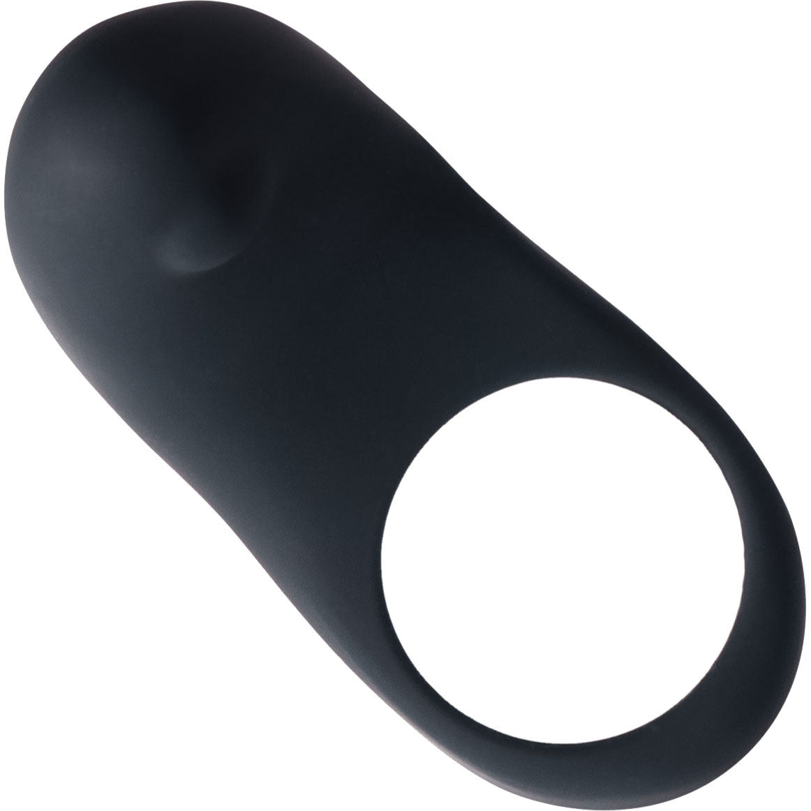 Rev Silicone Rechargeable Waterproof Vibrating Cock Ring By VeDO - Just Black