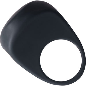 Driver Silicone Rechargeable Waterproof Vibrating Cock Ring By VeDO - Just Black