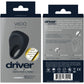 Driver Silicone Rechargeable Waterproof Vibrating Cock Ring By VeDO - Just Black
