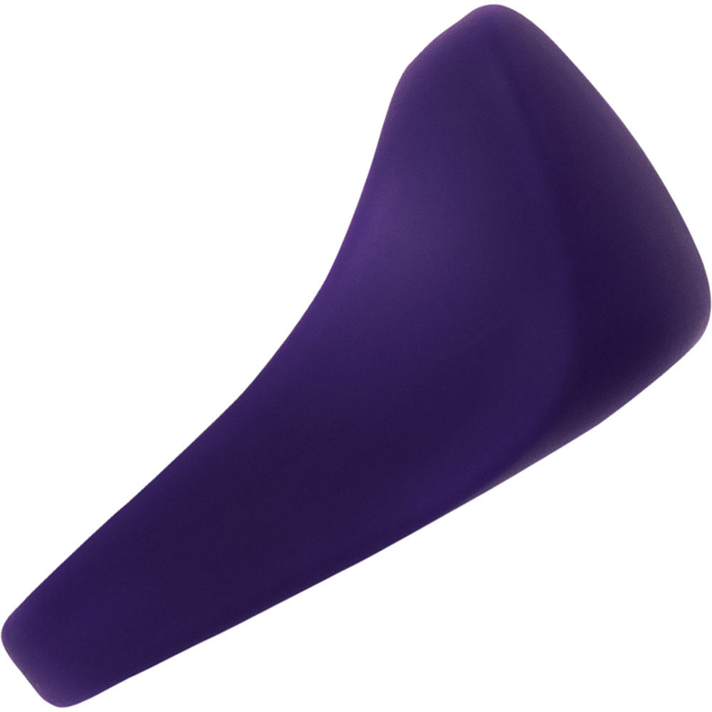 Driver Silicone Rechargeable Waterproof Vibrating Cock Ring By VeDO - Deep Purple