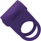 HARD Rechargeable Waterproof Silicone Vibrating Double C-Ring By VeDO - Purple