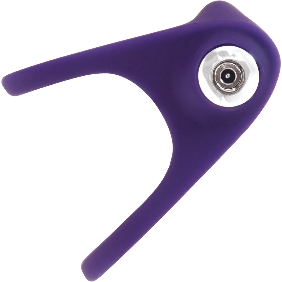 HARD Rechargeable Waterproof Silicone Vibrating Double C-Ring By VeDO - Purple