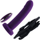 Strapped Silicone Rechargeable Vibrating Strap On With Remote Control By VeDO - Deep Purple