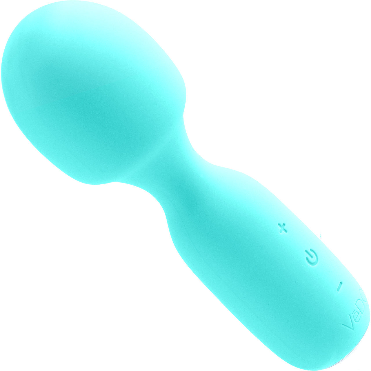 WINI Rechargeable Silicone Waterproof Mini Wand Vibrator By VeDO - Tease Me Turquoise