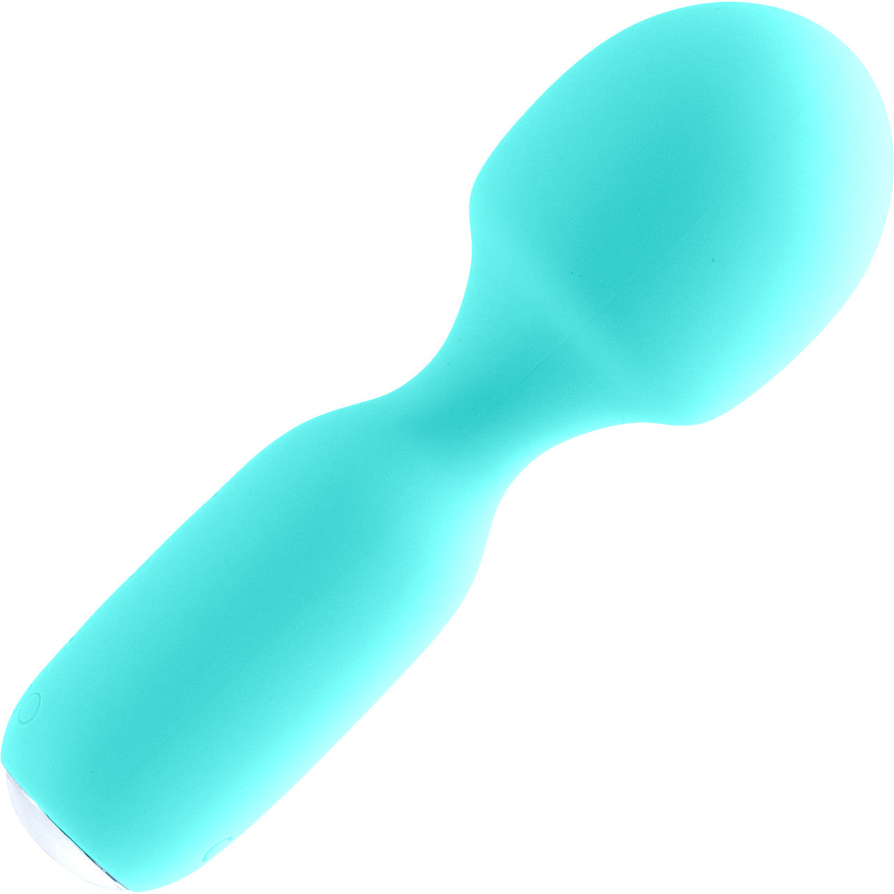 WINI Rechargeable Silicone Waterproof Mini Wand Vibrator By VeDO - Tease Me Turquoise