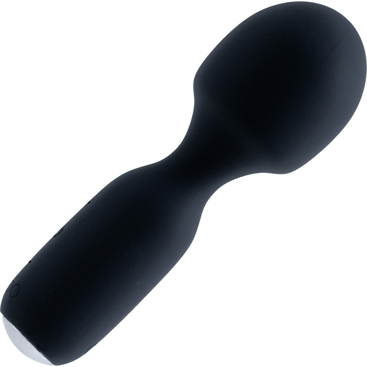 WINI Rechargeable Silicone Waterproof Mini Wand Vibrator By VeDO - Just Black